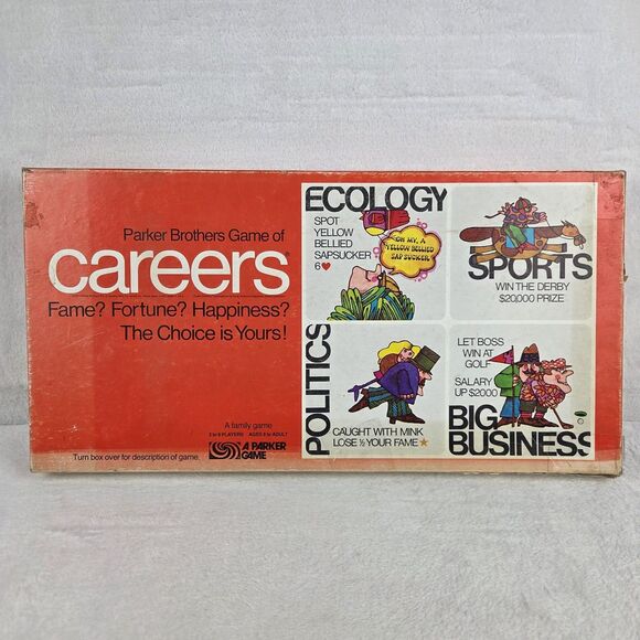 Other - Vintage 1971 Careers Board Game Parker Brothers Complete With Score Sheets